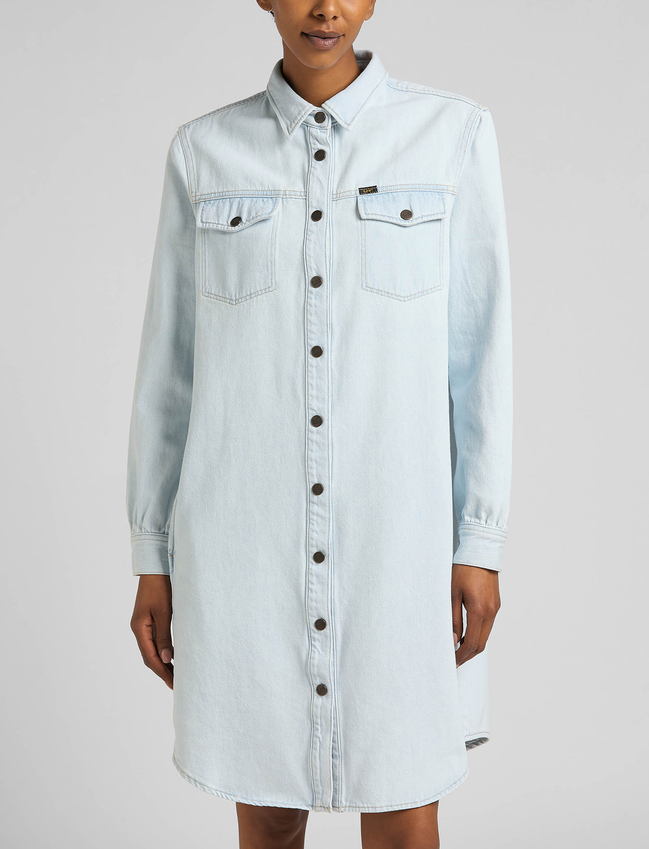 Industriel Colonial synd Lee Jeans Shirt Dress - Korte kjoler - Boozt.com