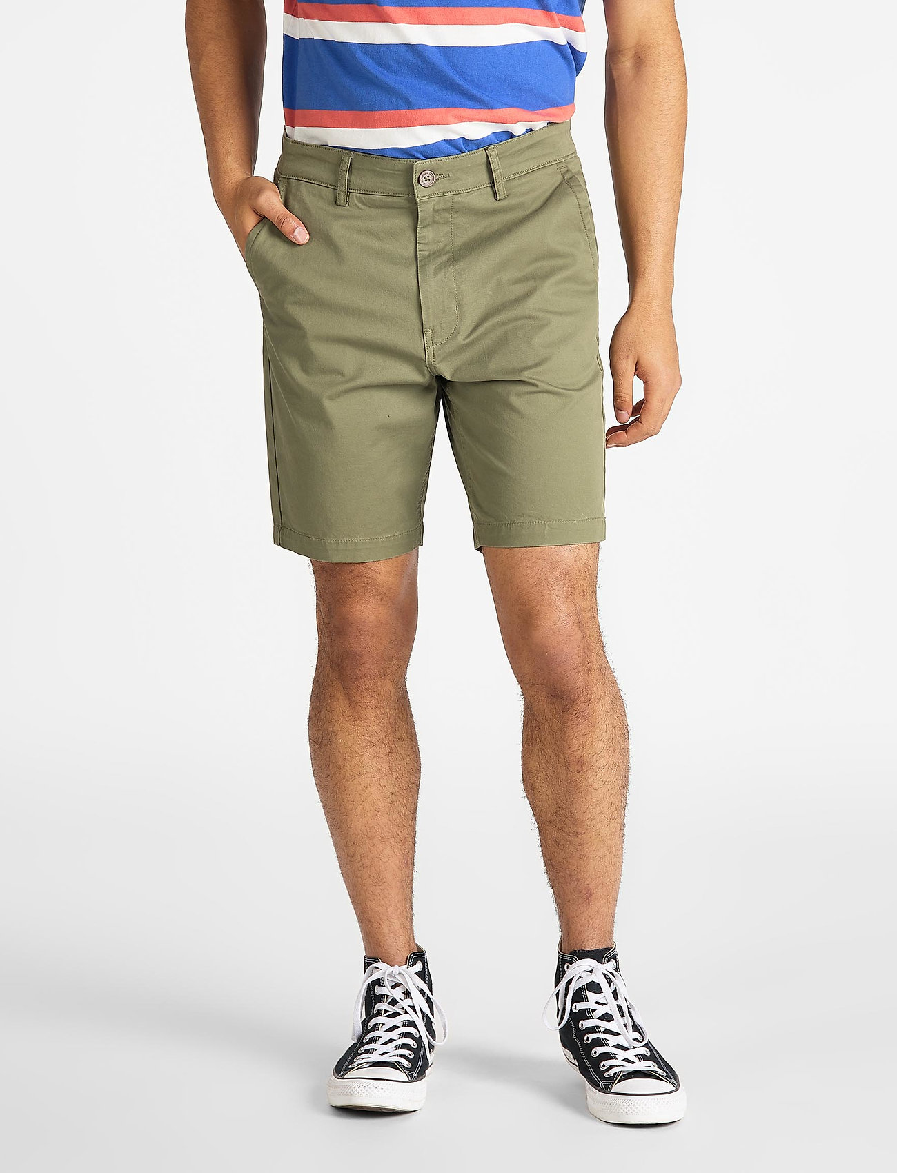 lee slim chino shorts