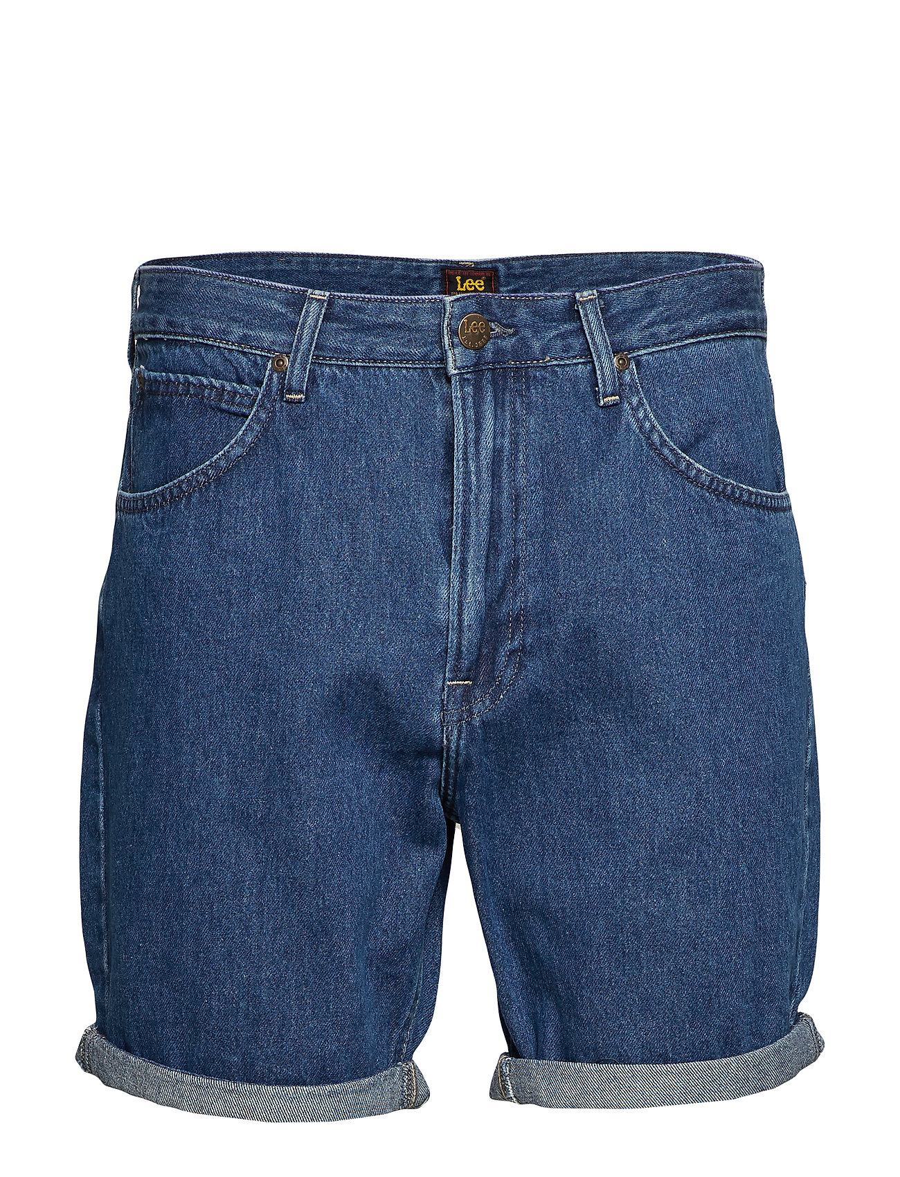 tapered jean shorts