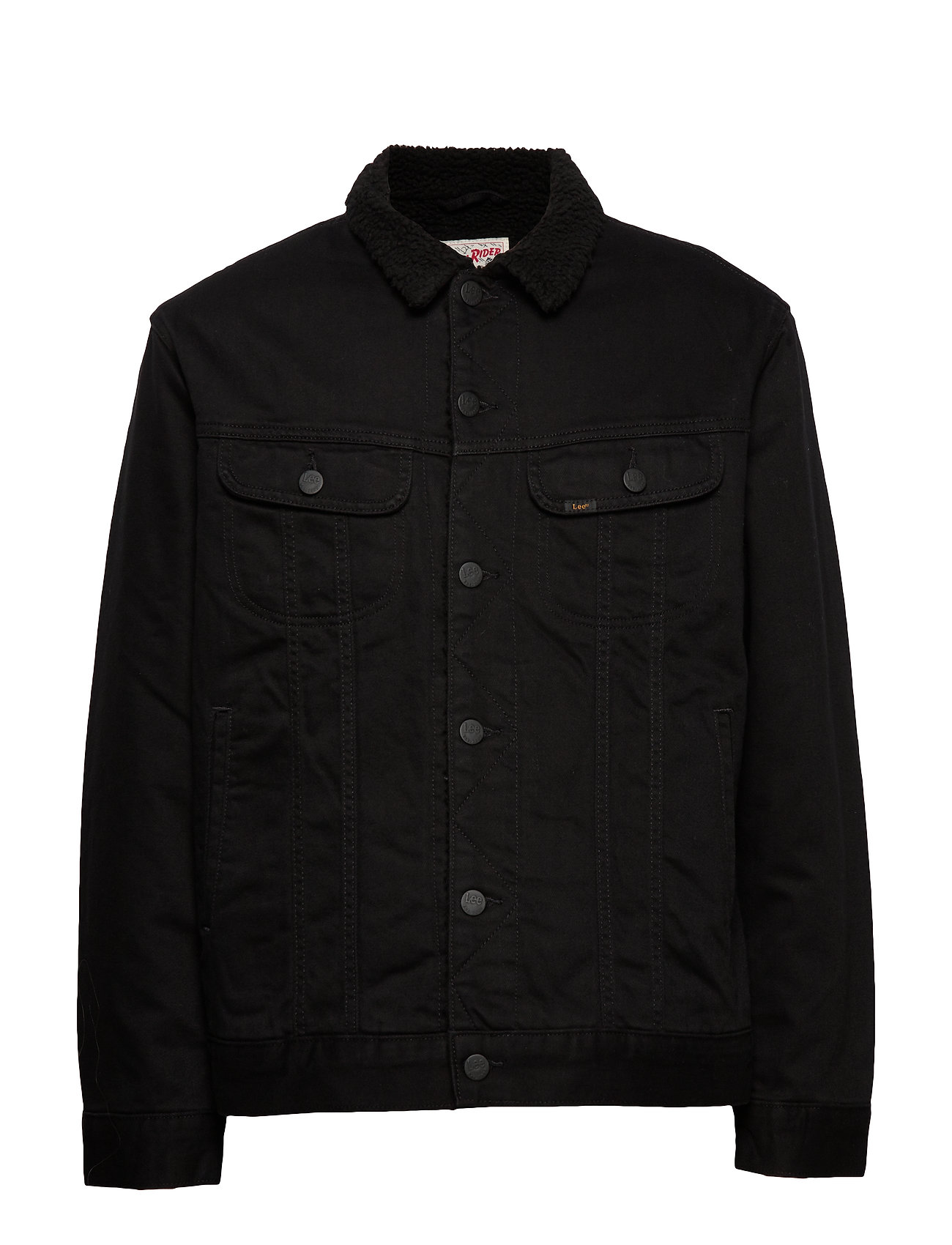 lee sherpa jacket black