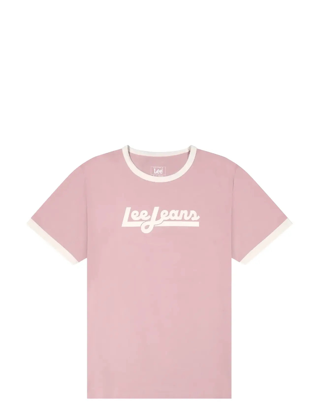 LEE JEANS Ringer Tee Pink - Sx00 - Damen
