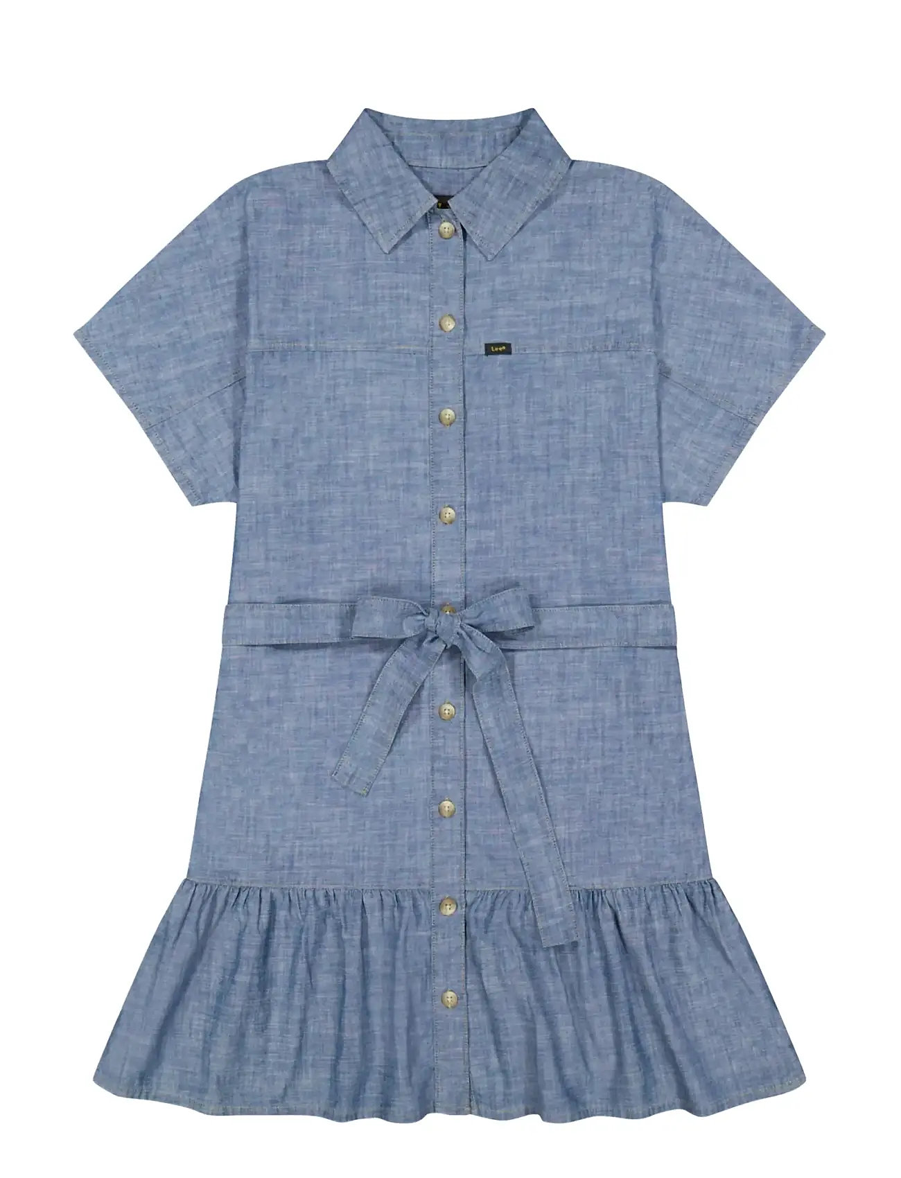 LEE JEANS Tiered Kleid Blau - XSx00 - Damen