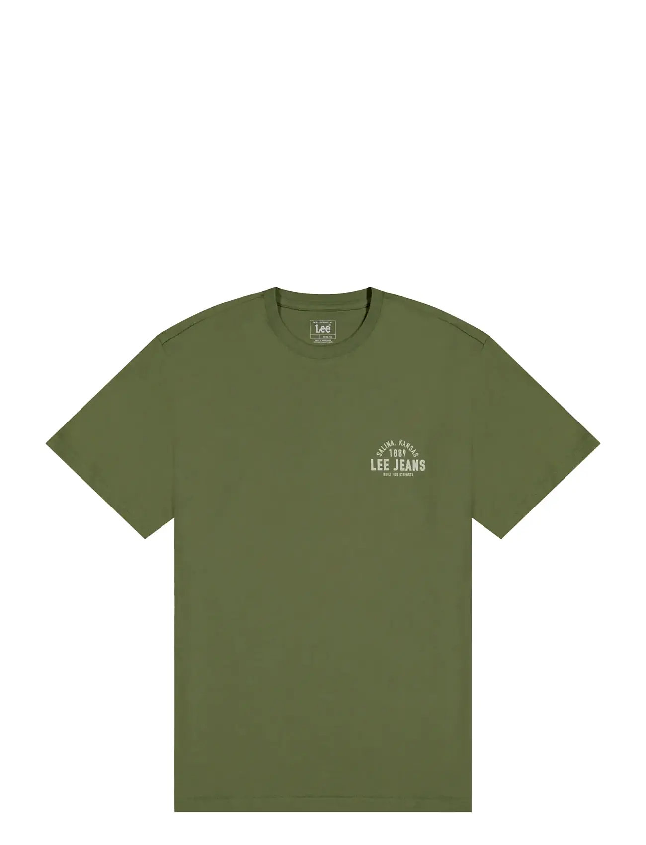 LEE JEANS Klein Logo Tee Khaki - Mx00 - Herren