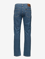 Lee Jeans - BROOKLYN STRAIGHT MID STONEWASH - regular piegriezuma džinsa bikses - mid stonewash - 1