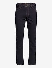 Lee Jeans - BROOKLYN STRAIGHT - regular piegriezuma džinsa bikses - blue black - 0