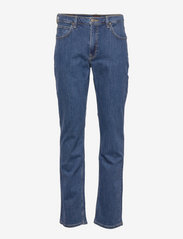 Lee Jeans - BROOKLYN STRAIGHT - regular piegriezuma džinsa bikses - mid stonewash - 0