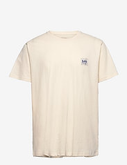 SS BRANDED TEE - RAW COTTON
