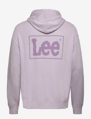 Lee Jeans - LOGO LOOSE HOODIE - bluzy z kapturem - misty lilac - 1