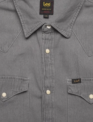 Lee Jeans - REGULAR WESTERN - podstawowe koszulki - steel grey - 2