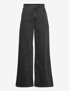 DREW - wide leg jeans - black duns