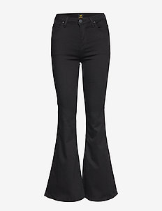BREESE - flared jeans - black rinse