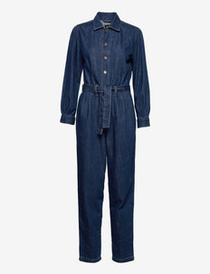 PLEATED OVERALL - jumpsuits - rinse