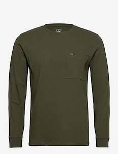 Lee Jeans | Stort utvalg av de seneste nyhetene | Lee SHAPED TEE - T-shirts - serpico green