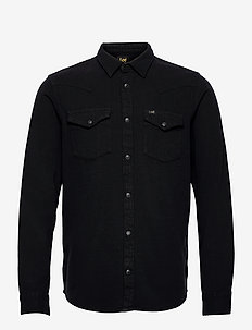 REGULAR WESTERN - podstawowe koszulki - black