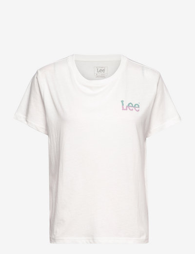SMALL LOGO TEE - t-shirts - ecru