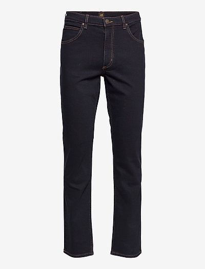 BROOKLYN STRAIGHT - regular piegriezuma džinsa bikses - blue black
