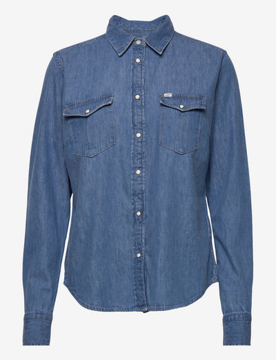 REGULAR WESTERN SHIRT - jeansowe koszule - blues