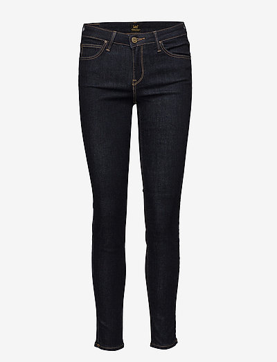 Scarlett - džinsa bikses ar šaurām starām - rinse