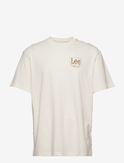 LOGO LOOSE TEE - podstawowe koszulki - ecru