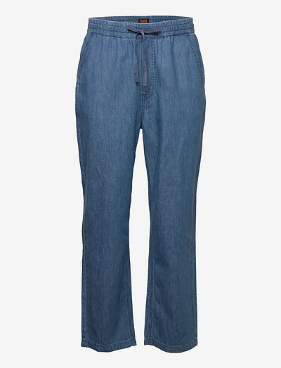 DRAWSTRING PANT - casual trousers - light wash