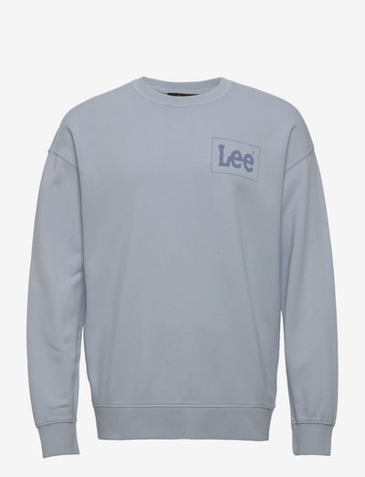 LOGO LOOSE CREW - sportiska stila džemperi - arctic ice