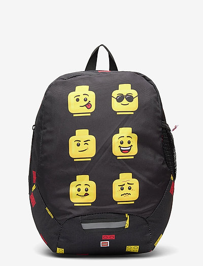 Faces/ Black Kindergarten Backpack - mugursomas - lego® faces black