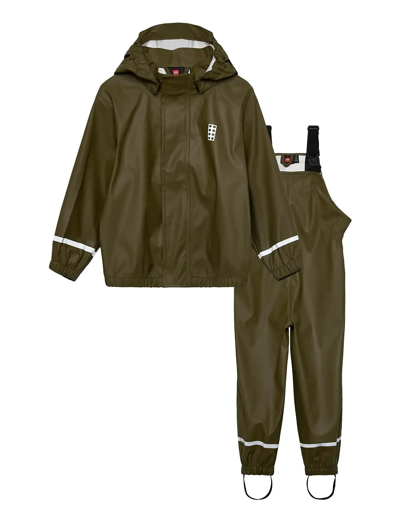 LEGO KinderWEAR Lwjivan 200 - Pu Regen Set Khaki - 80 - Kinder