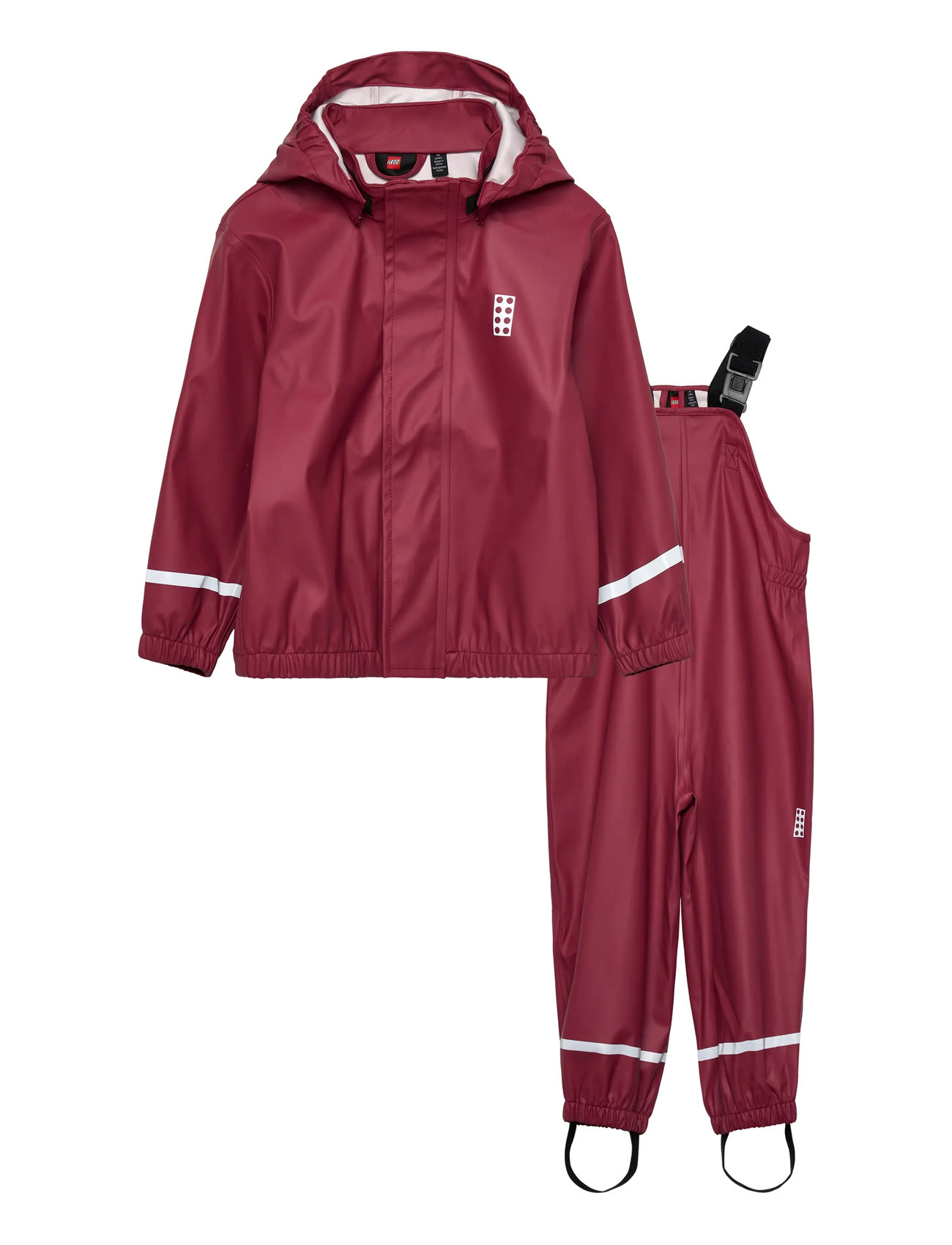 LEGO KinderWEAR Lwjivan 200 - Pu Regen Set Rot - 104 - Kinder