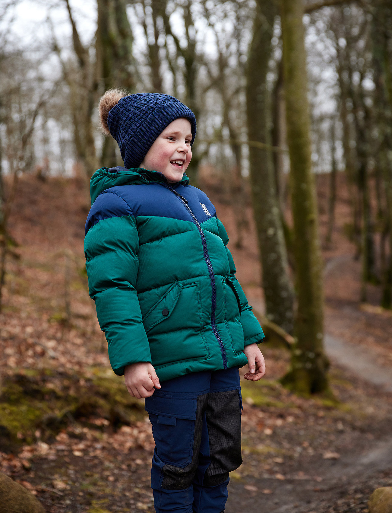 LEGO kidswear Lwjebel 733 - Jacket, 110, Blue, Jakker Og Frakker > Puffer Og Vatterede, Børn