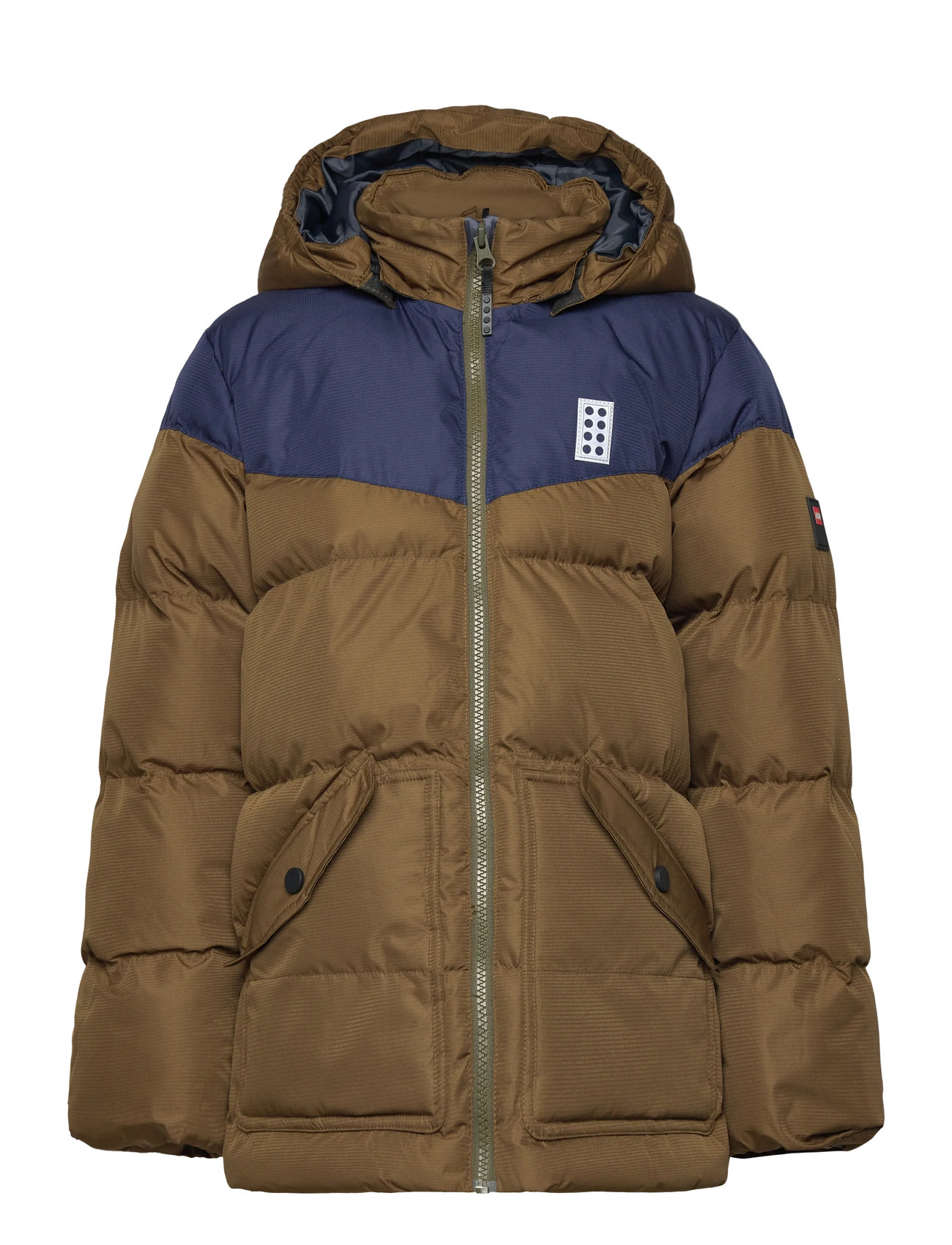 LEGO kidswear Lwjebel 733 - Jacket, 128, Brown, Jakker Og Frakker > Puffer Og Vatterede, Børn