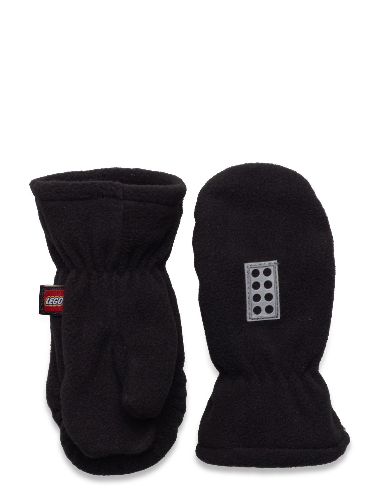 LEGO kidswear Lwalex 700 - Fleece Mittens, 80, Black, Handsker Og Vanter > Vanter, Børn