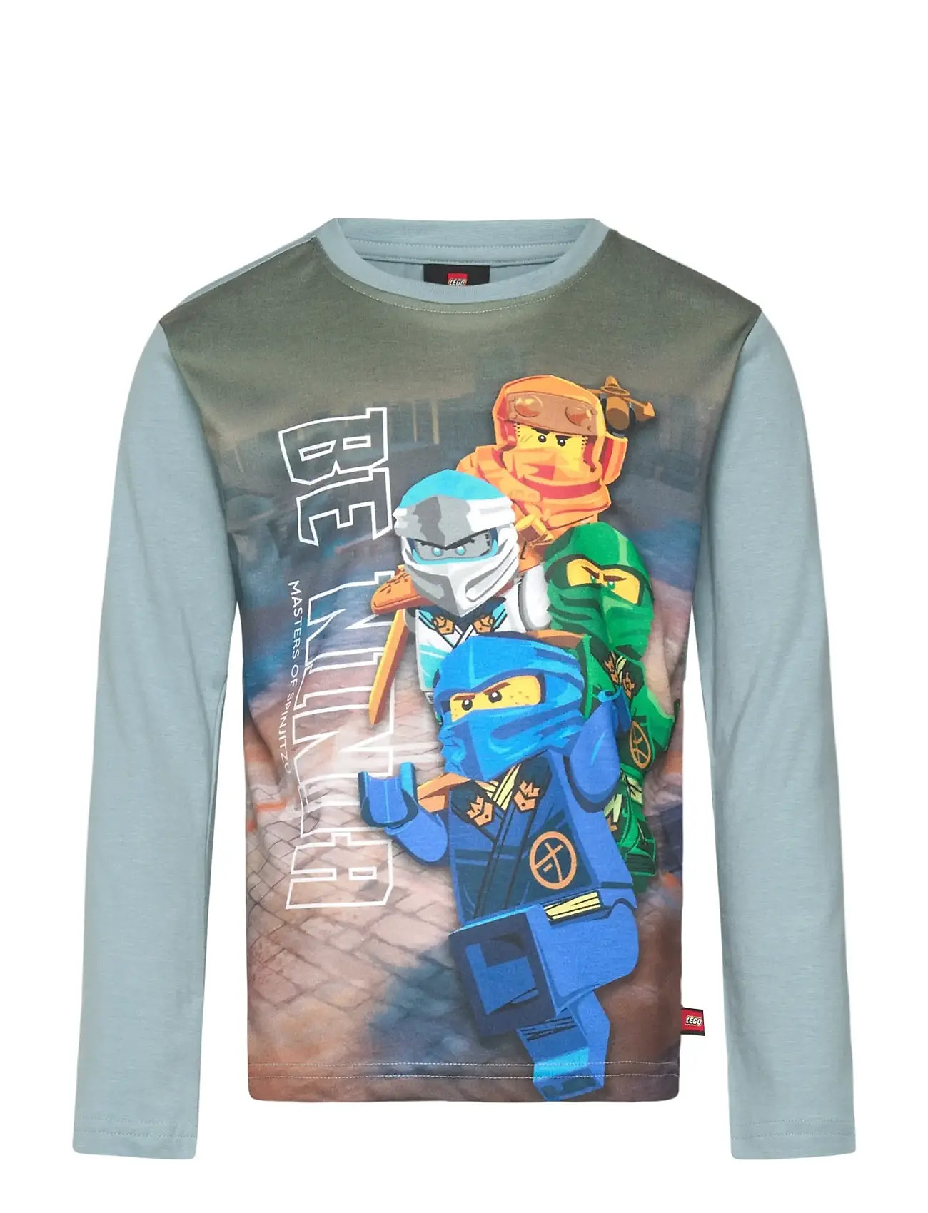 LEGO kidswear Lwtaffy 608 T-Shirt L/S., 134, Blue, T-shirts - Long-sleeved T-shirts, Børn