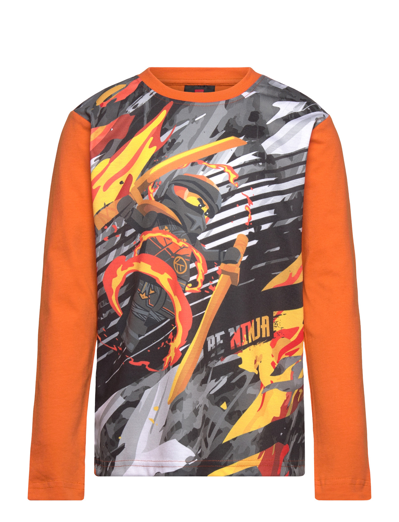 LEGO kidswear Lwtaffy 702 - T-Shirt L/S, 110, Orange, Skjorter > Langærmede Shirts, Børn