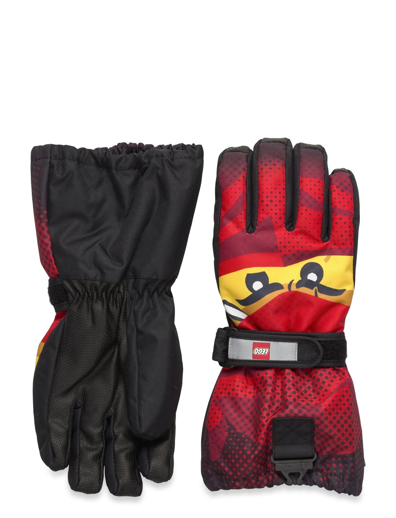 LEGO kidswear Lwagan 807 Gloves W/Mem., 134-1, Red, & Mittens - Gloves, Børn