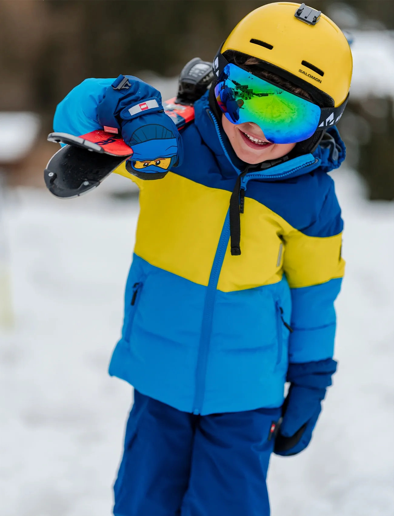 LEGO kidswear Lwjaz 805 - Jacket, 104, Blue, Jakker Og Frakker > Puffer Og Vatterede, Børn