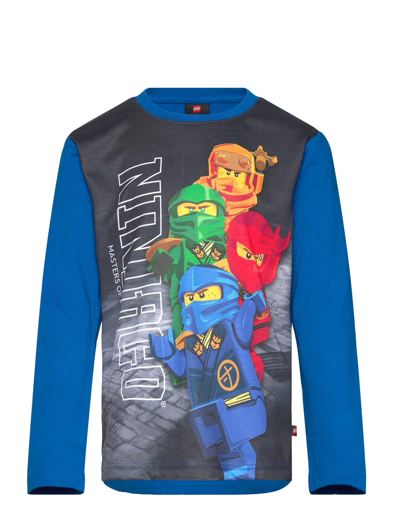 LEGO kidswear Lwtaffy 620 - T-Shirt L/S, 128, Blue, Skjorter > Langærmede Shirts, Børn