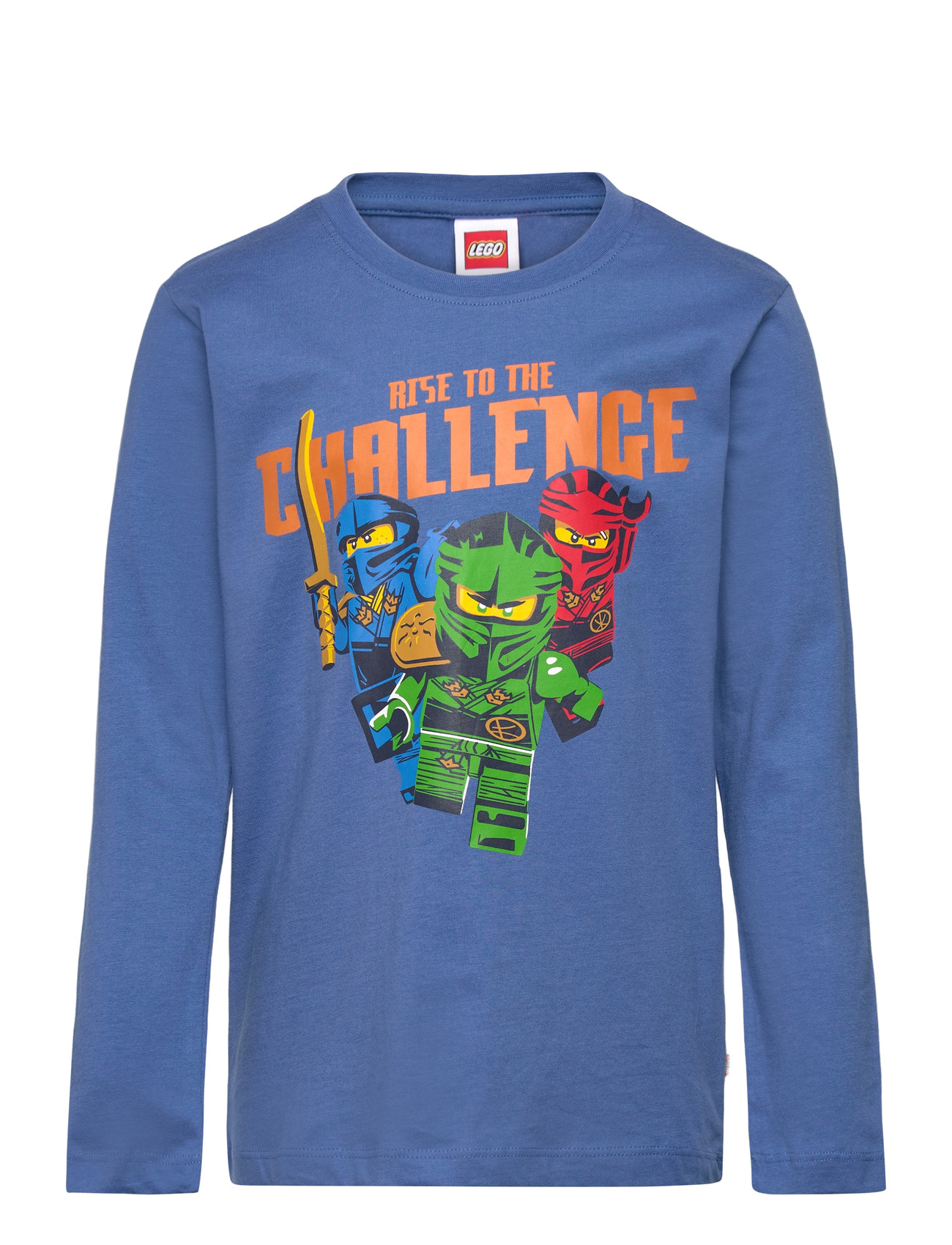 LEGO kidswear Lwtaj 100 - T-Shirt L/S, 122, Blue, Skjorter > Langærmede Shirts, Børn