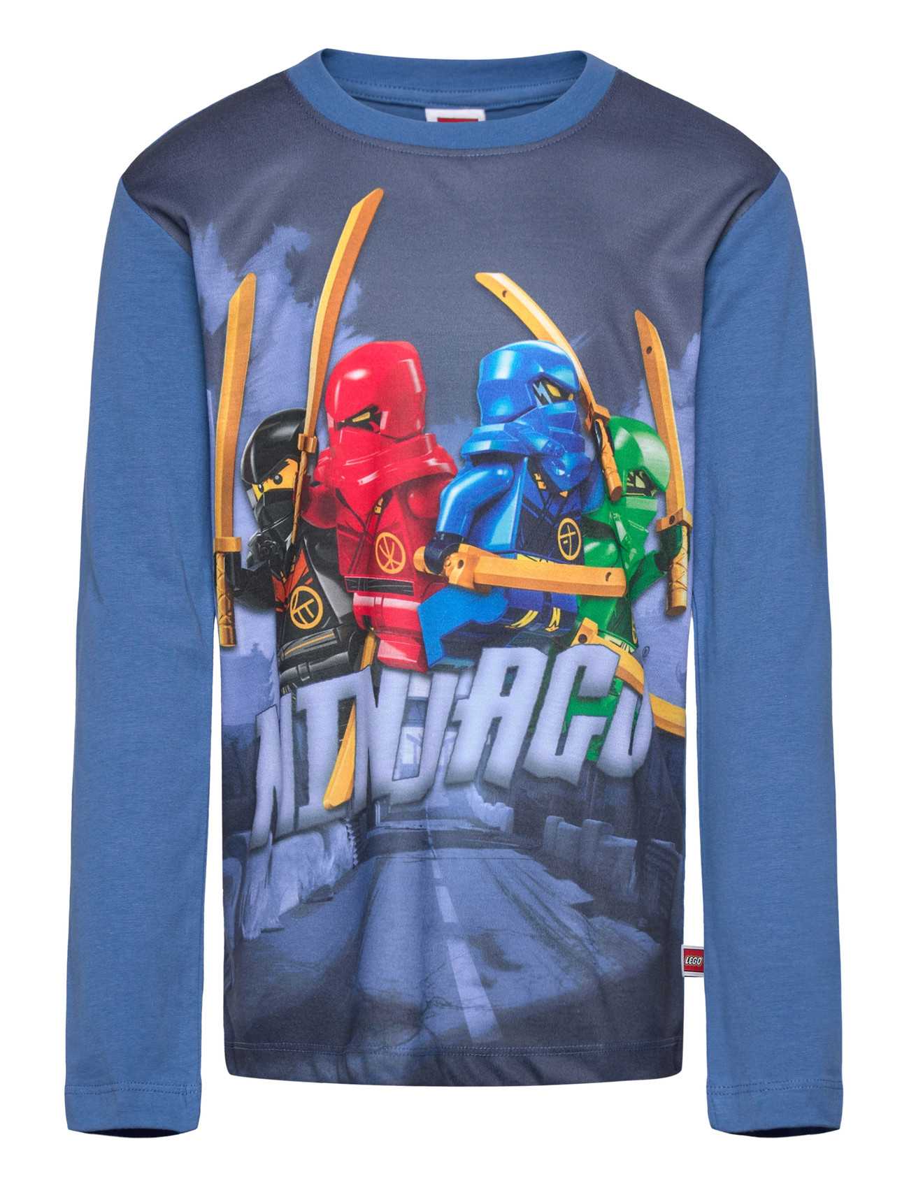 LEGO kidswear Lwtaj 101 - T-Shirt L/S, 146, Blue, Skjorter > Langærmede Shirts, Børn