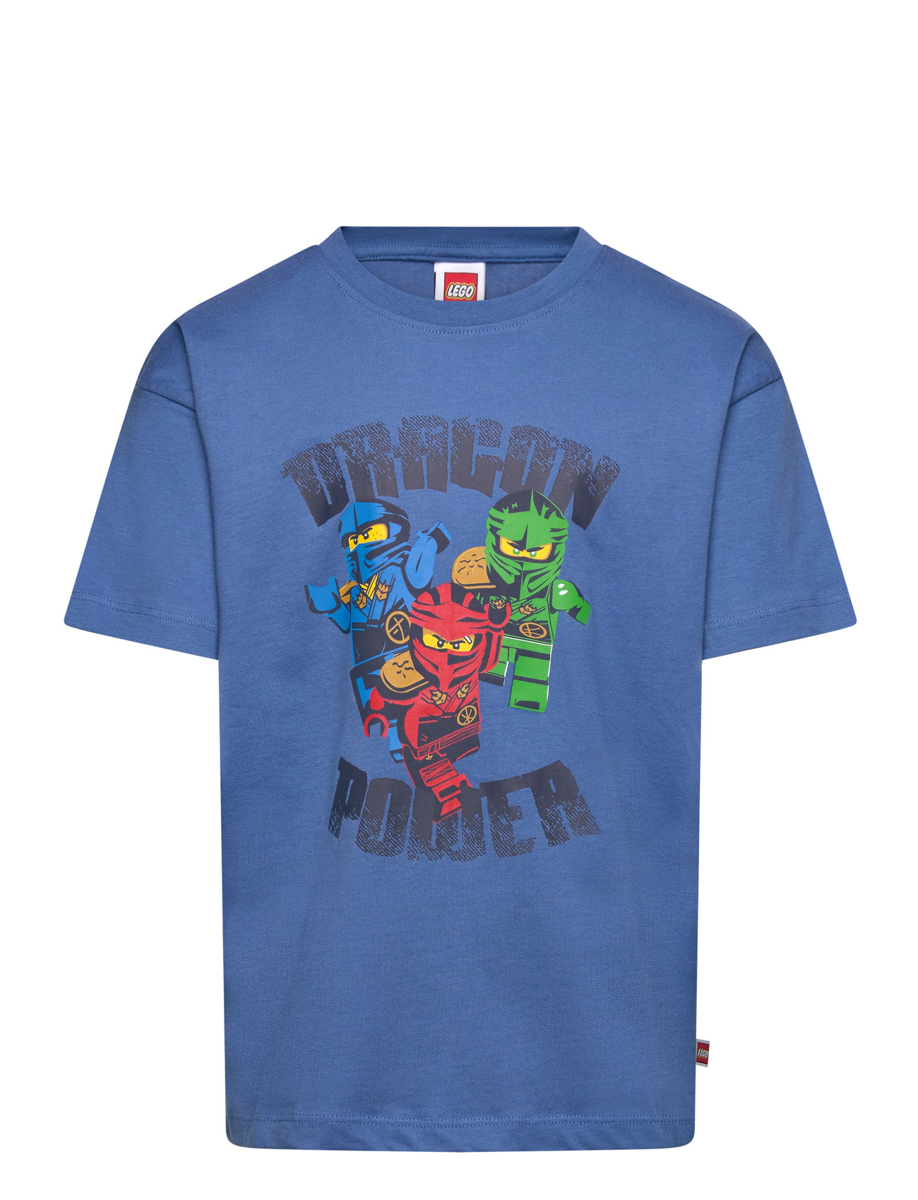 LEGO kidswear Lwtaj 105 - T-Shirt S/S, 116, Blue, Skjorter > Kortærmede Shirts, Børn