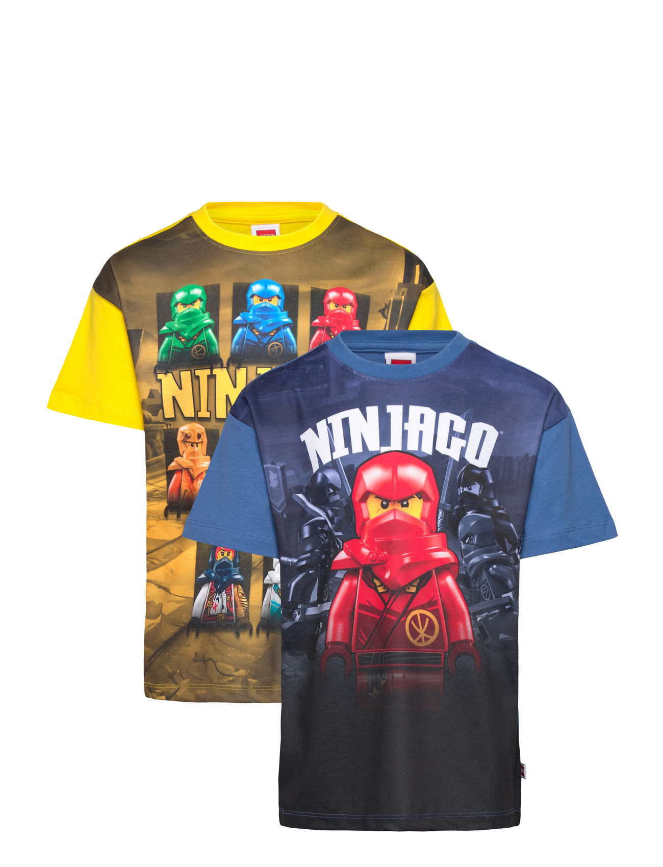 LEGO kidswear Lwtaj 119 - 2 Pack T-Shirt S/S, 110, Multi/patterned, Skjorter > Kortærmede Shirts, Børn