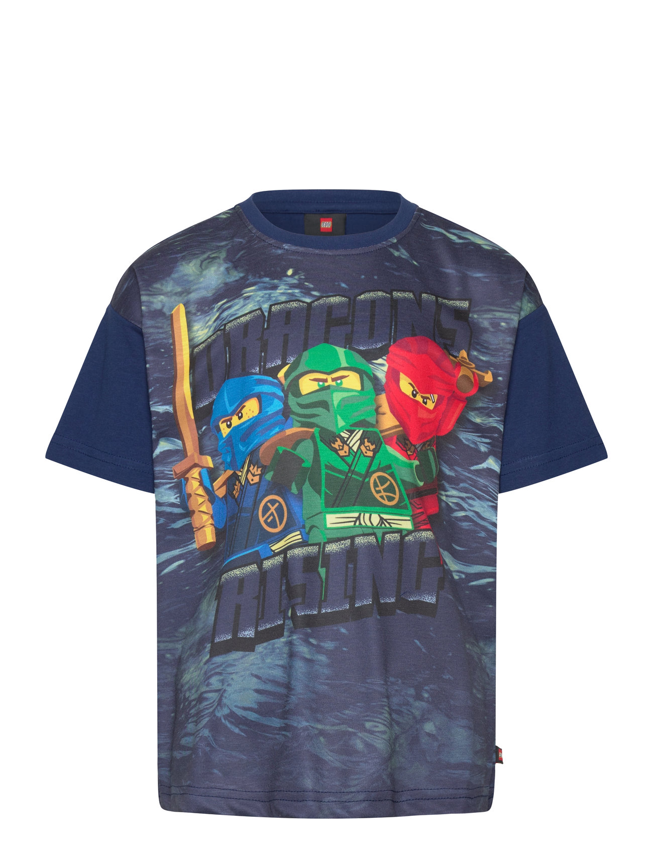LEGO kidswear Lwtaffy 302 - T-Shirt S/S, 140, Navy, Skjorter > Kortærmede Shirts, Børn