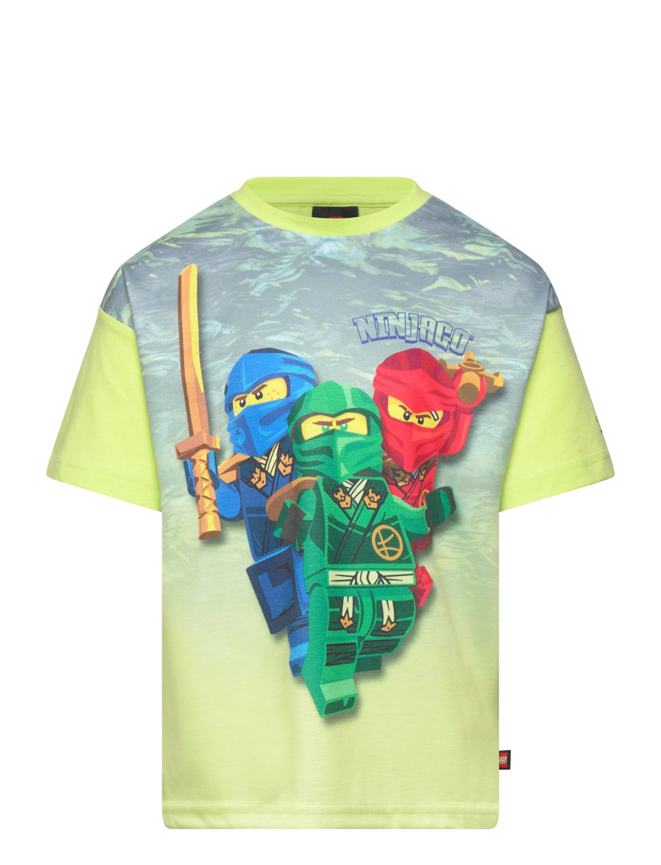 LEGO kidswear Lwtaffy 309 - T-Shirt S/S, 140, Yellow, Skjorter > Kortærmede Shirts, Børn