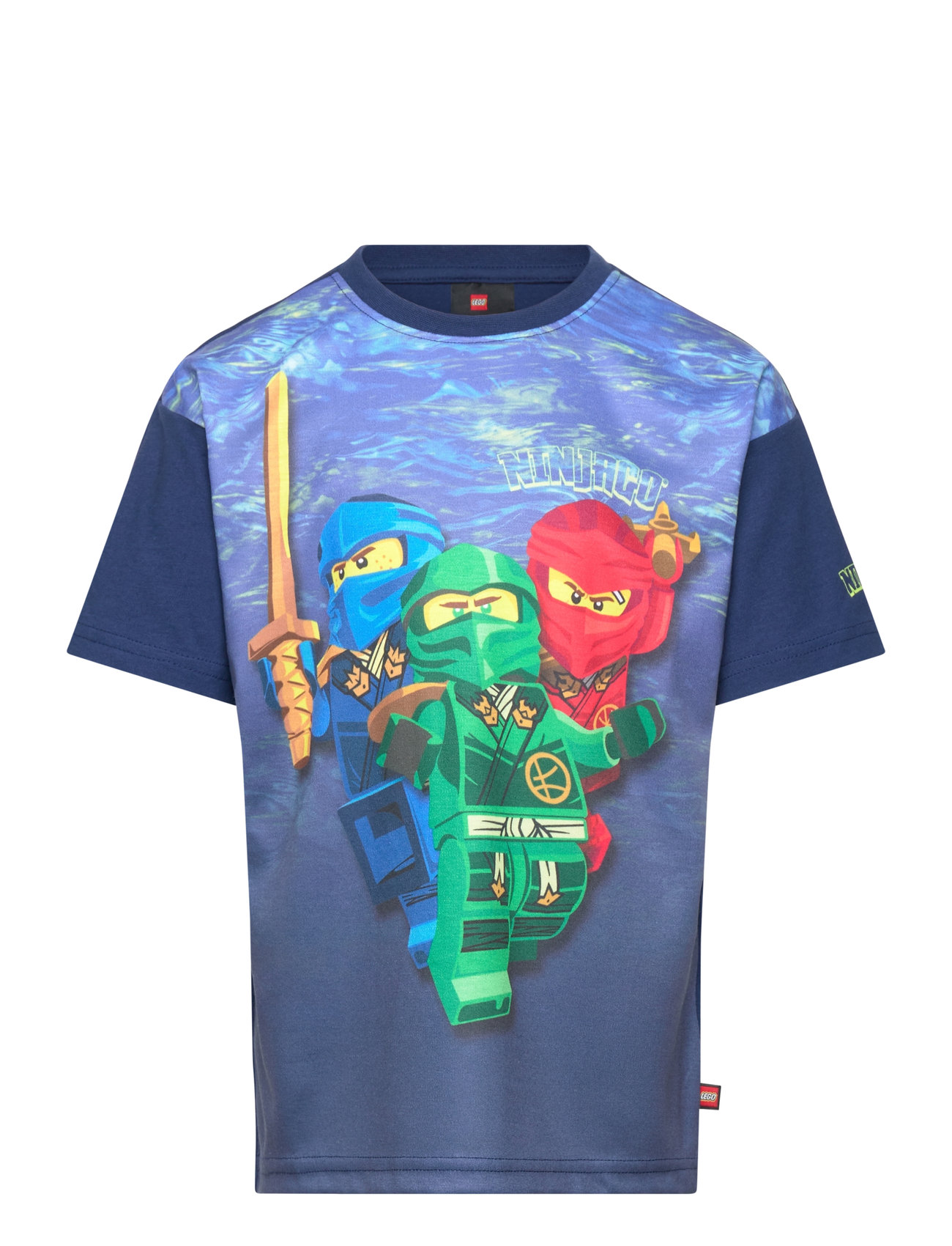 LEGO kidswear Lwtaffy 309 - T-Shirt S/S, 140, Blue, Skjorter > Kortærmede Shirts, Børn