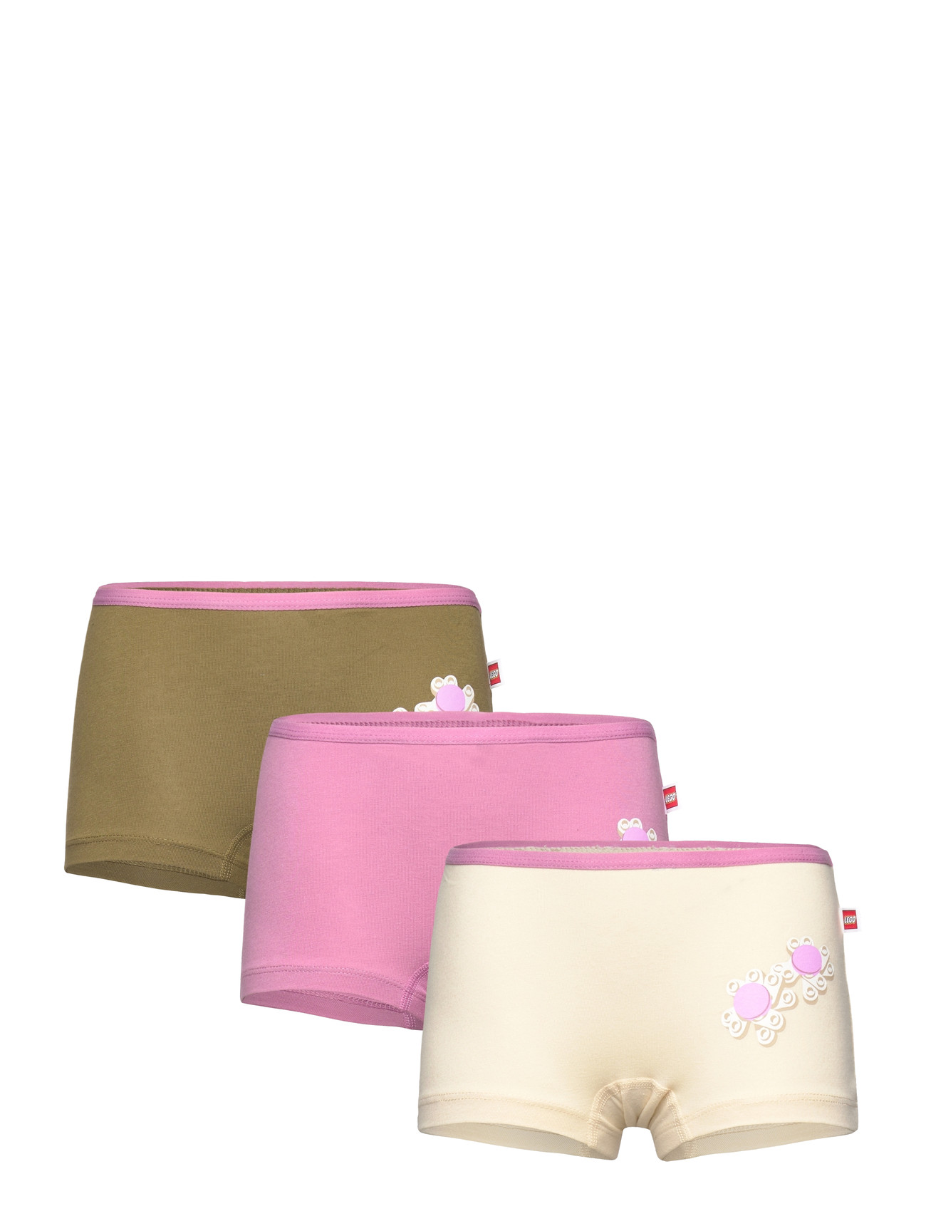 LEGO KinderWEAR Lwayo 101 - 3-Pack Hipsters Pink - 122-128 - Kinder
