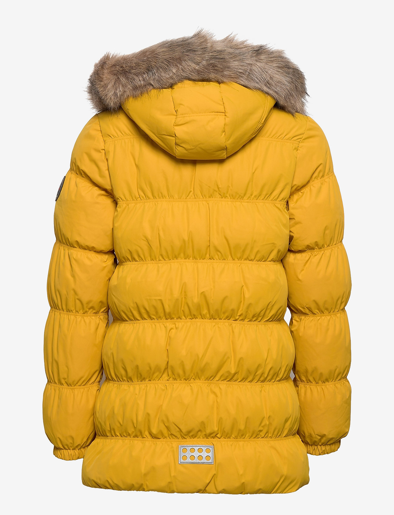 yellow jacket with hood