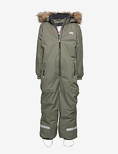 LWJORDAN 702 - SNOWSUIT - DARK GREEN