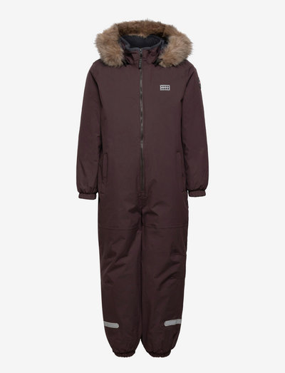 LWJORI 750 - SNOWSUIT - snowsuit - dark brown