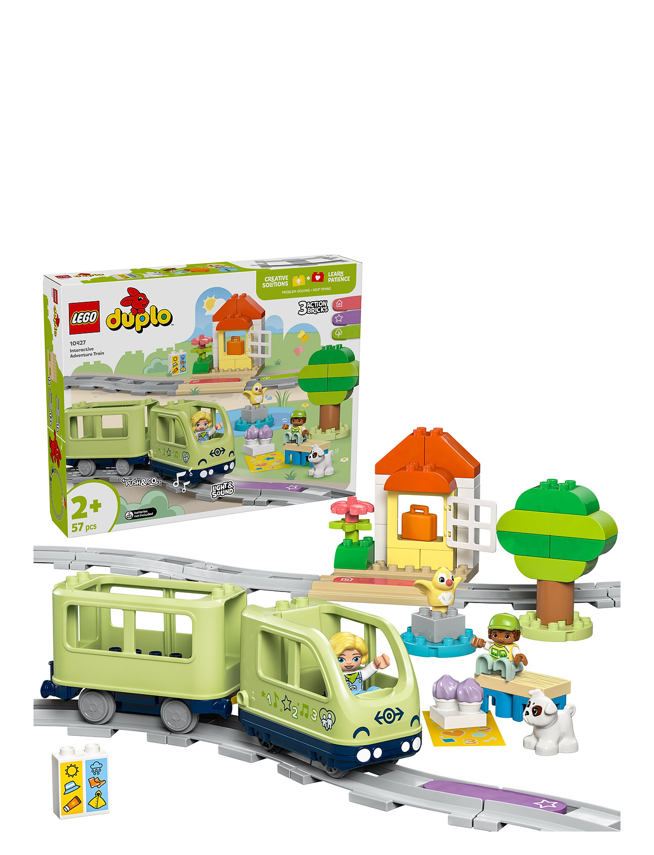 Interaktivt Oplevelsestog 10427 Toys Lego Toys Lego duplo Multi/patterned LEGO