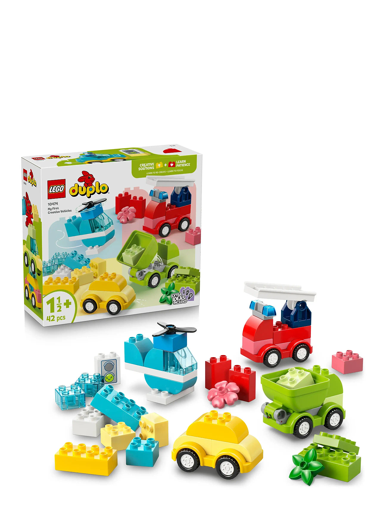LEGO Kreative Fartøjer 10474, One Size, Red, Lego Legetøj > Lego duplo, Børn