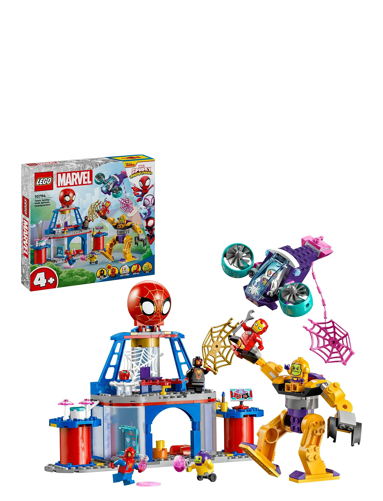 Team Spideys Netspinder-Hovedkvarter 10794 Toys Lego Toys Lego Super Heroes Multi/patterned LEGO
